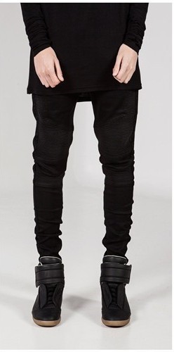 Heren Jeans | Donkergrijze Skinny Jeans #The Jone W1148 Heren Heren